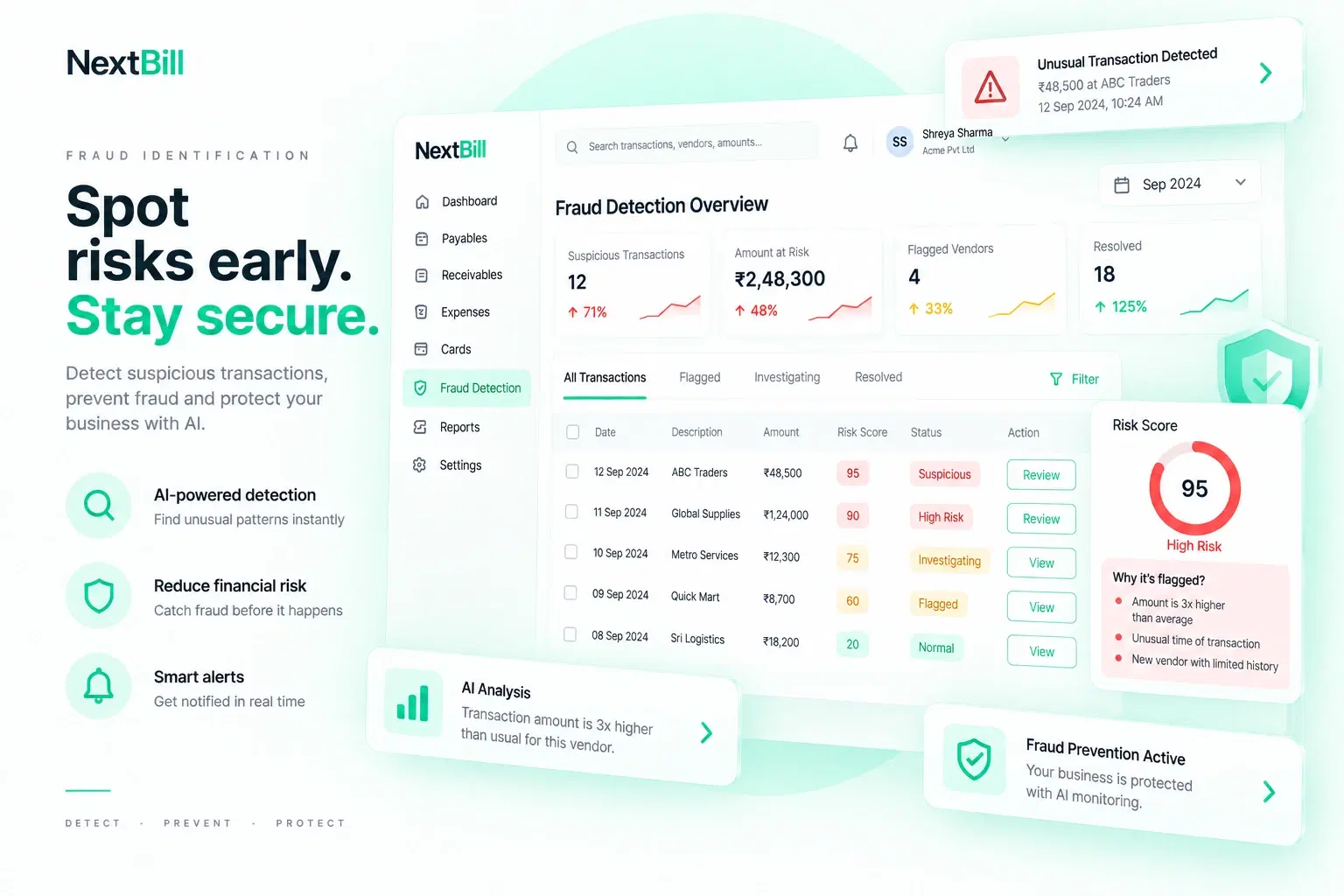 Financial controls checked before payment